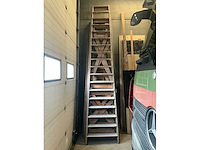 Houten ladder (3x) - afbeelding 2 van  6