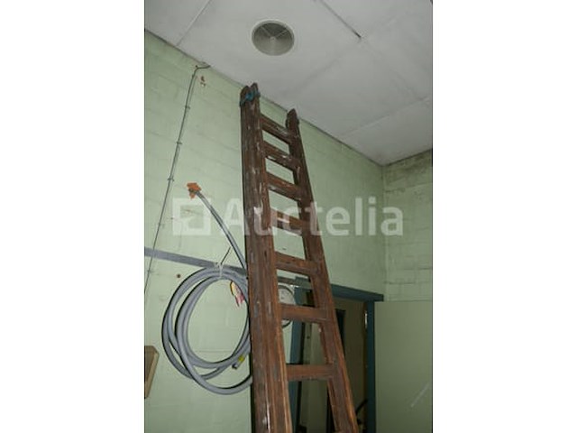 Houten ladder - afbeelding 3 van  3