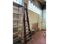 Houten ladder - afbeelding 3 van  3