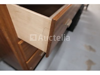 Houten ladekast met 5 lades