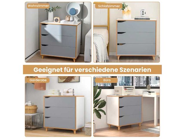 Houten ladekast voor slaapkamer - afbeelding 5 van  6