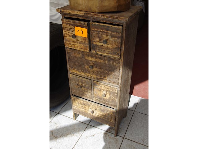 Houten ladenkast - afbeelding 3 van  3