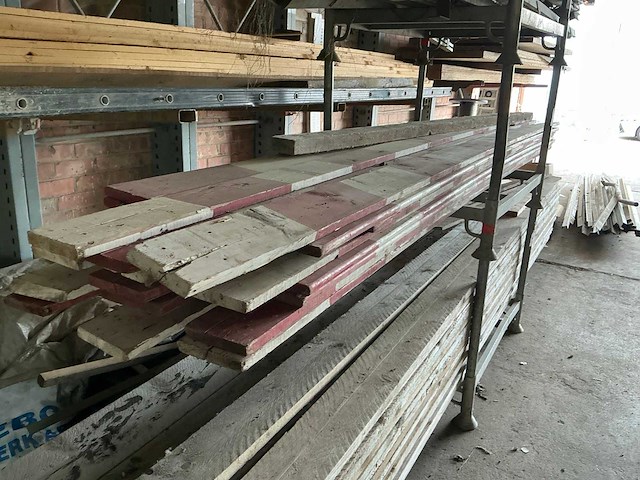 Houten leuningplanken (25x) - afbeelding 2 van  3