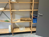 Houten magazijnrek (2x) - afbeelding 3 van  12