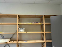 Houten magazijnrek (2x) - afbeelding 4 van  12