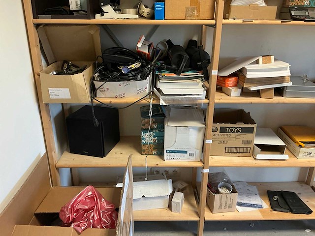 Houten magazijnrek (2x) - afbeelding 6 van  12