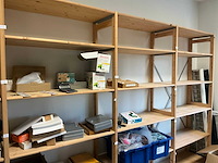 Houten magazijnrek (2x) - afbeelding 9 van  12