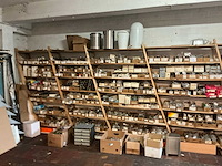 Houten magazijnrekken (+/-10 lopende meter) - afbeelding 3 van  6
