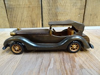 Houten miniatuur auto - afbeelding 1 van  4