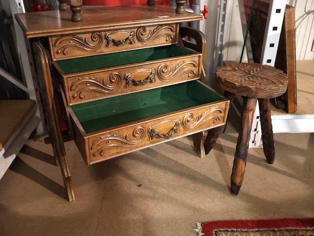 Houten naaikast - afbeelding 4 van  5