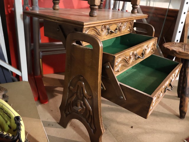 Houten naaikast - afbeelding 5 van  5