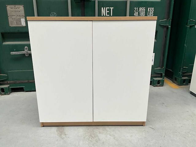 Houten opbergkast (6x) - afbeelding 1 van  5