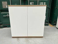 Houten opbergkast (6x)