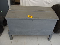 Houten opbergkoffer - afbeelding 1 van  3