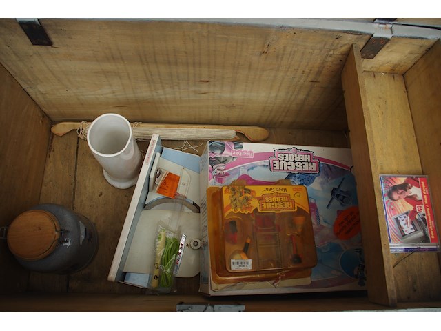 Houten opbergkoffer - afbeelding 3 van  3