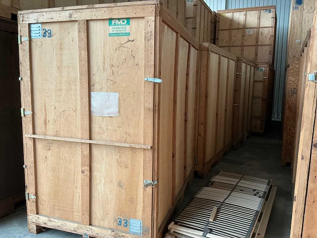 Houten opslagbox (13x) - afbeelding 1 van  4