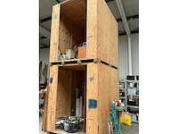 Houten opslagbox (2x) - afbeelding 2 van  4
