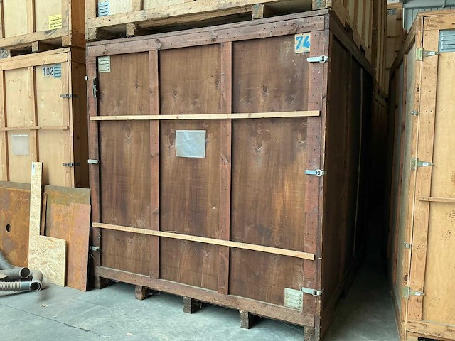 Houten opslagbox (70x) - afbeelding 1 van  5