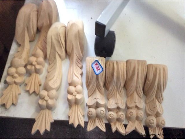 Houten ornamenten - afbeelding 1 van  2