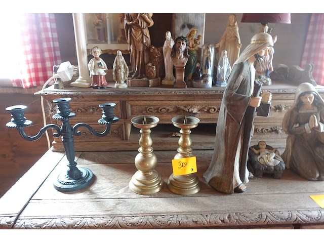 Houten oude bureau - afbeelding 5 van  5