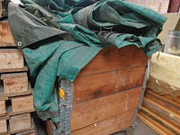 Houten palletbak afdekzeilen - afbeelding 1 van  2