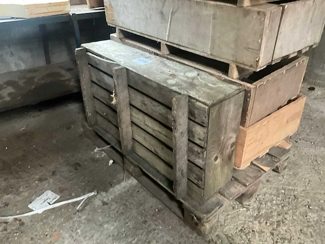 Houten palletbakjes (5x) - afbeelding 5 van  7