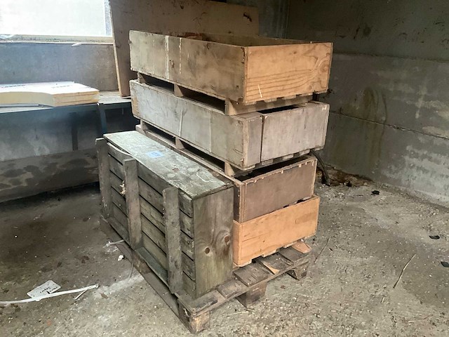 Houten palletbakjes (5x) - afbeelding 2 van  7