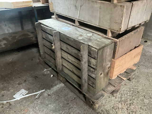 Houten palletbakjes (5x) - afbeelding 5 van  7