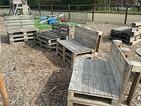 Houten palletbanken (11x) - afbeelding 5 van  8