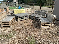Houten palletbanken (11x) - afbeelding 2 van  8
