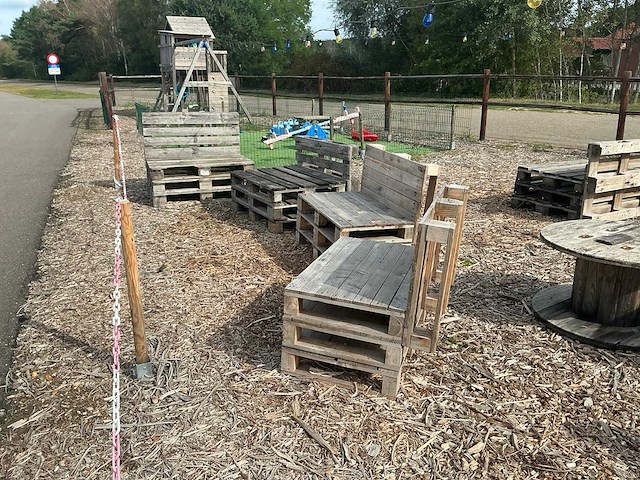 Houten palletbanken (11x) - afbeelding 4 van  8
