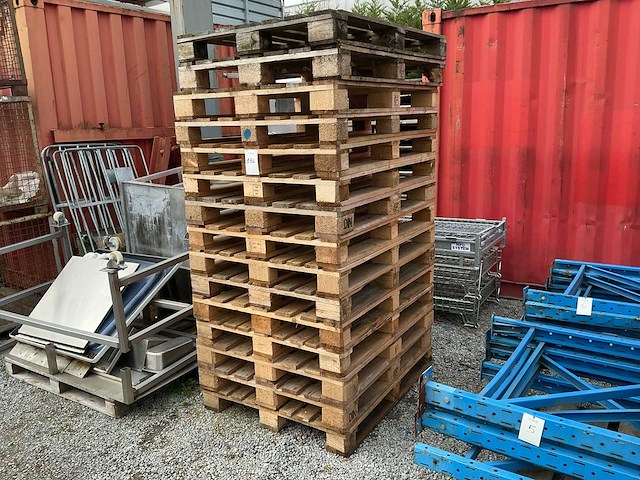 Houten pallets (15x) - afbeelding 1 van  1