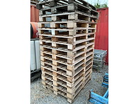 Houten pallets (16x) - afbeelding 2 van  2