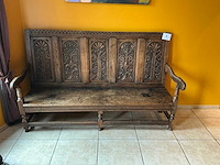 Houten paneelbank - afbeelding 2 van  5