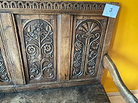Houten paneelbank - afbeelding 4 van  5
