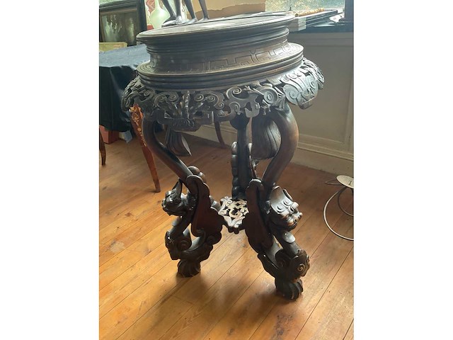 Houten pedestal - afbeelding 2 van  2