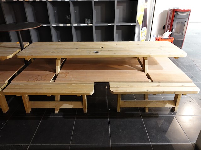 Houten picknickbank - afbeelding 2 van  2