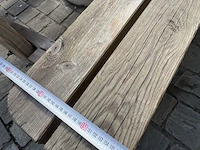 Houten picknicktafel met parasolvoet coca-cola - afbeelding 6 van  9