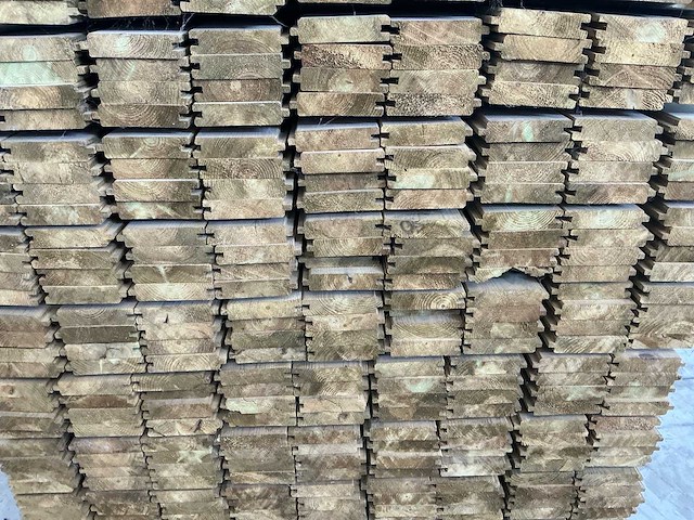Houten planchet - tuinhout- vloeren 3600mm (360x) - afbeelding 3 van  4