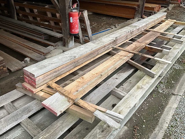Houten planken (14x) - afbeelding 5 van  7