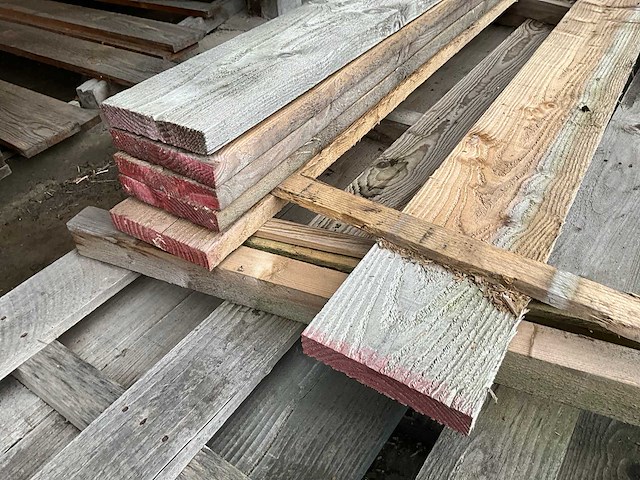 Houten planken (14x) - afbeelding 6 van  7