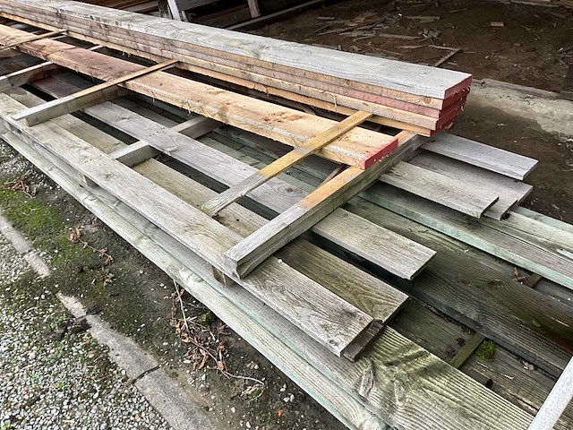 Houten planken (14x) - afbeelding 7 van  7