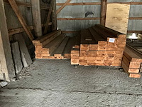 Houten planken/balken circa (28x) - afbeelding 1 van  3