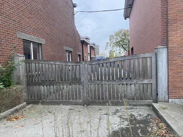 Houten poort met automatisatie - afbeelding 4 van  5