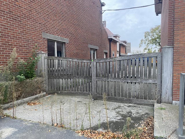 Houten poort met automatisatie - afbeelding 5 van  5