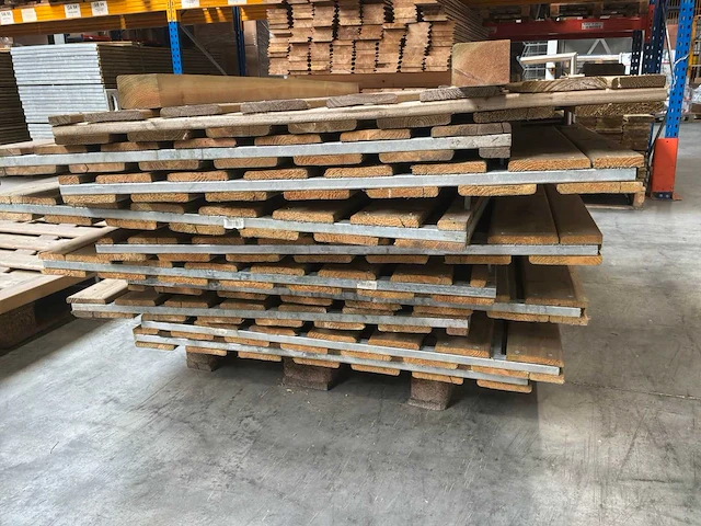 Houten poort met slot (10x) - afbeelding 2 van  6