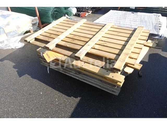 Houten poorten en hekken + accessoires - afbeelding 6 van  10