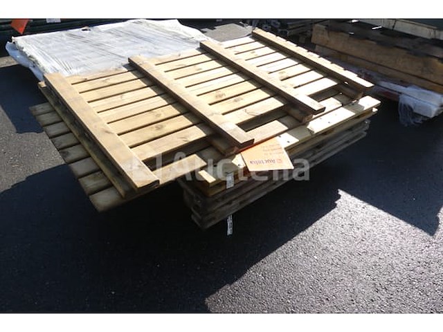 Houten poorten en hekken + accessoires - afbeelding 7 van  10