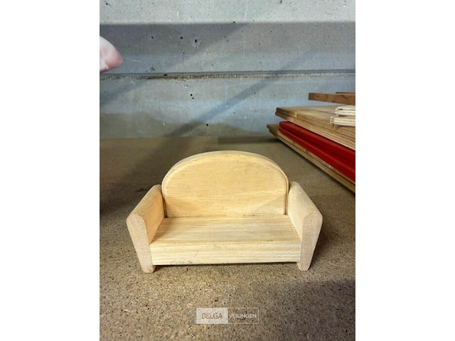 Houten poppenhuis - afbeelding 5 van  9