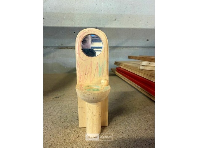 Houten poppenhuis - afbeelding 7 van  9